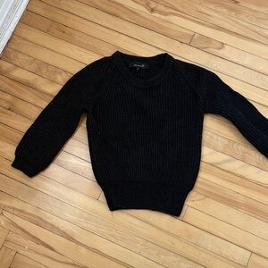 Isabel Marant Black Ribbed Sweater